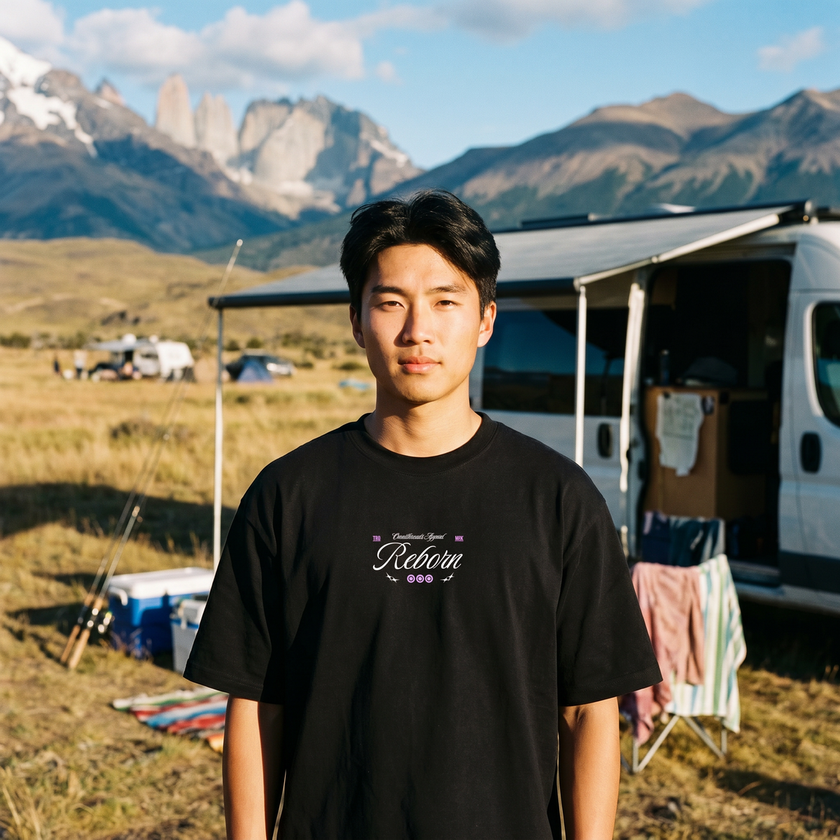 Reborn - Oversized Drop Shoulder Tee — product image 4