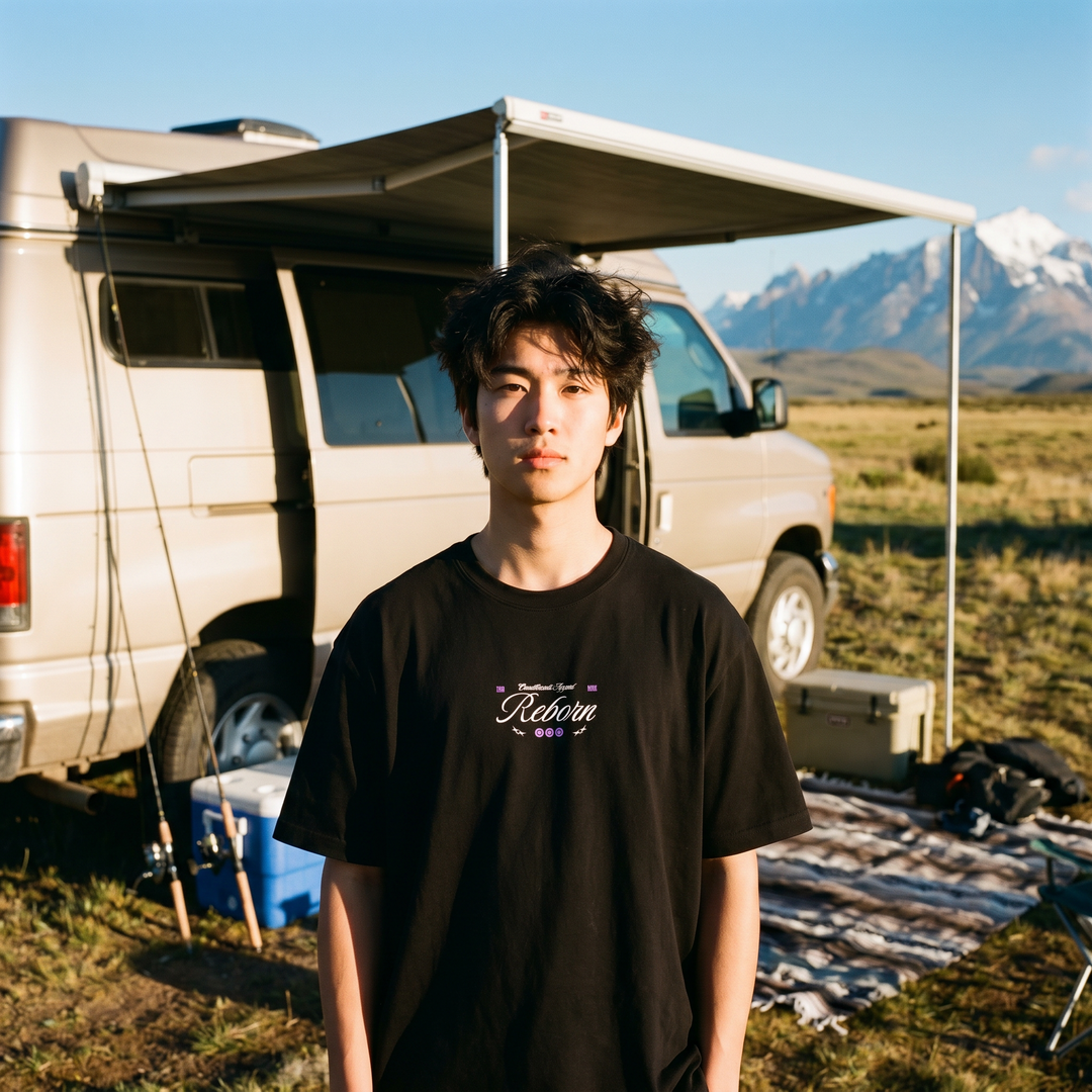 Reborn - Oversized Drop Shoulder Tee