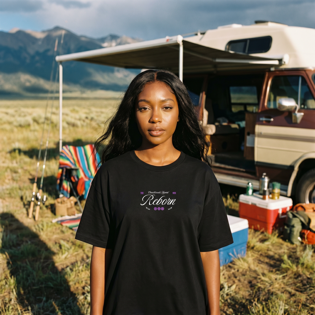 Reborn - Oversized Drop Shoulder Tee