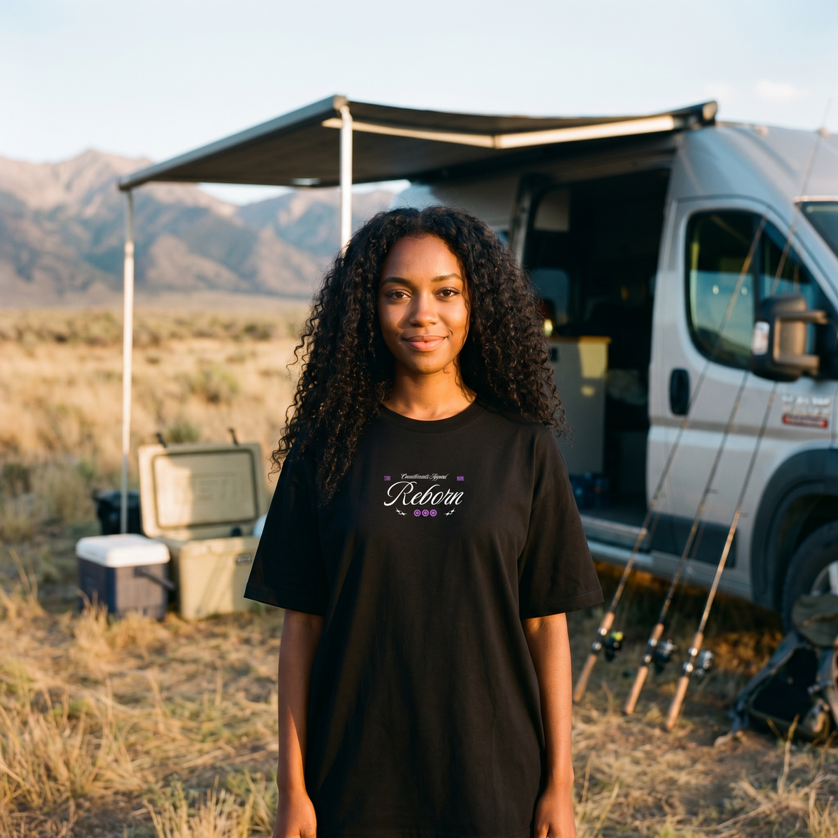 Reborn - Oversized Drop Shoulder Tee — product image 3