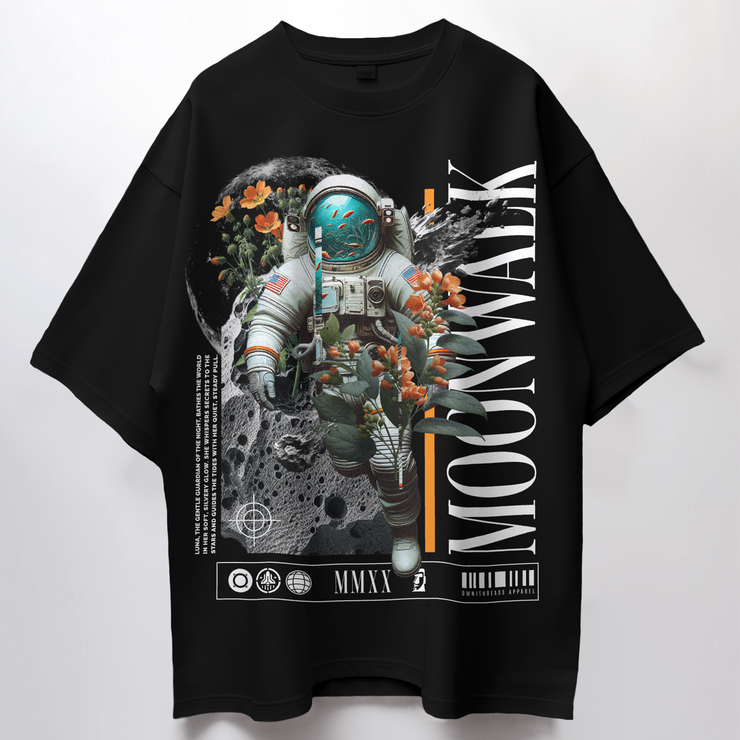 Moonwalk - Oversize Deep Drop Shoulder Tee