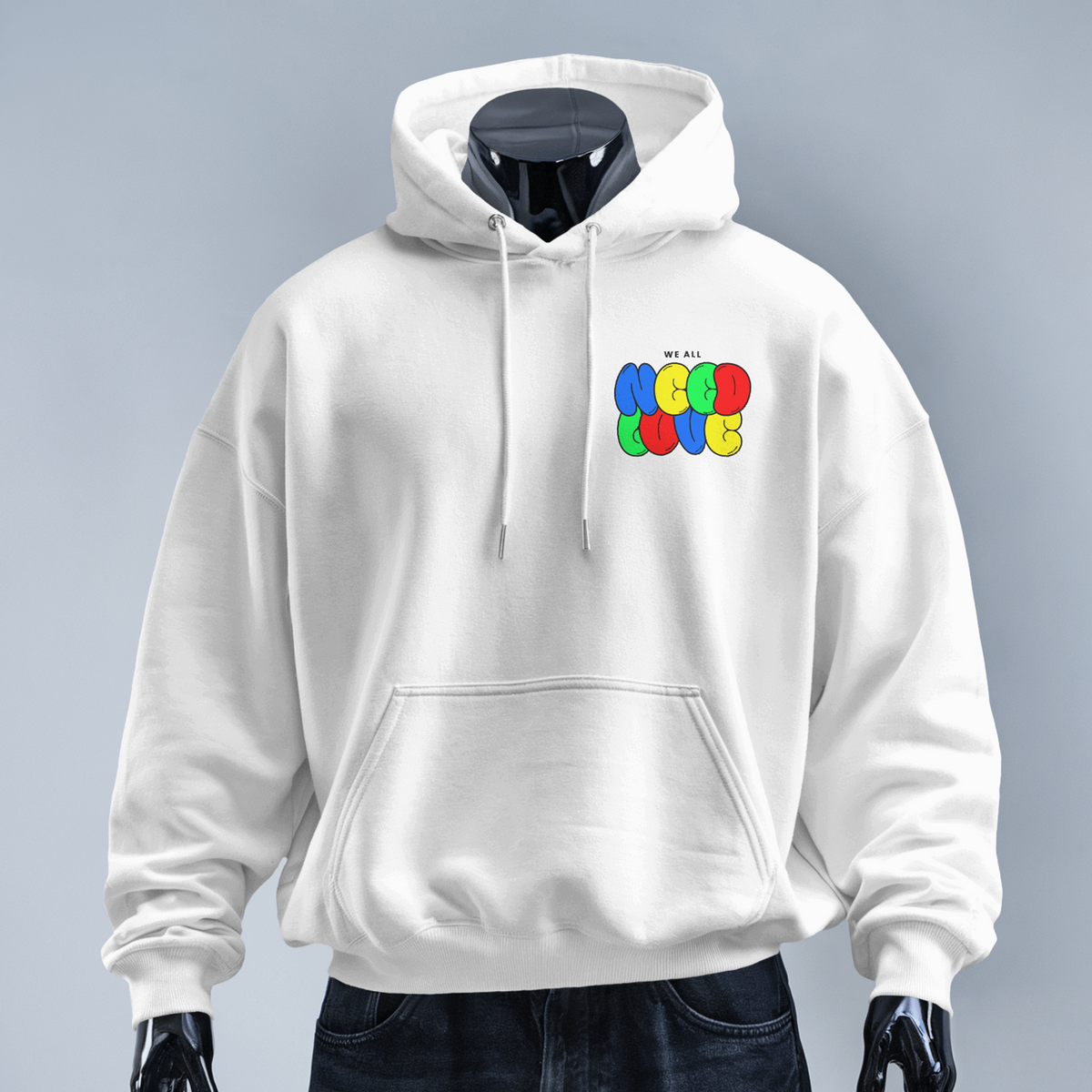 We All Need Love - Oversized Hoodie — product image 2