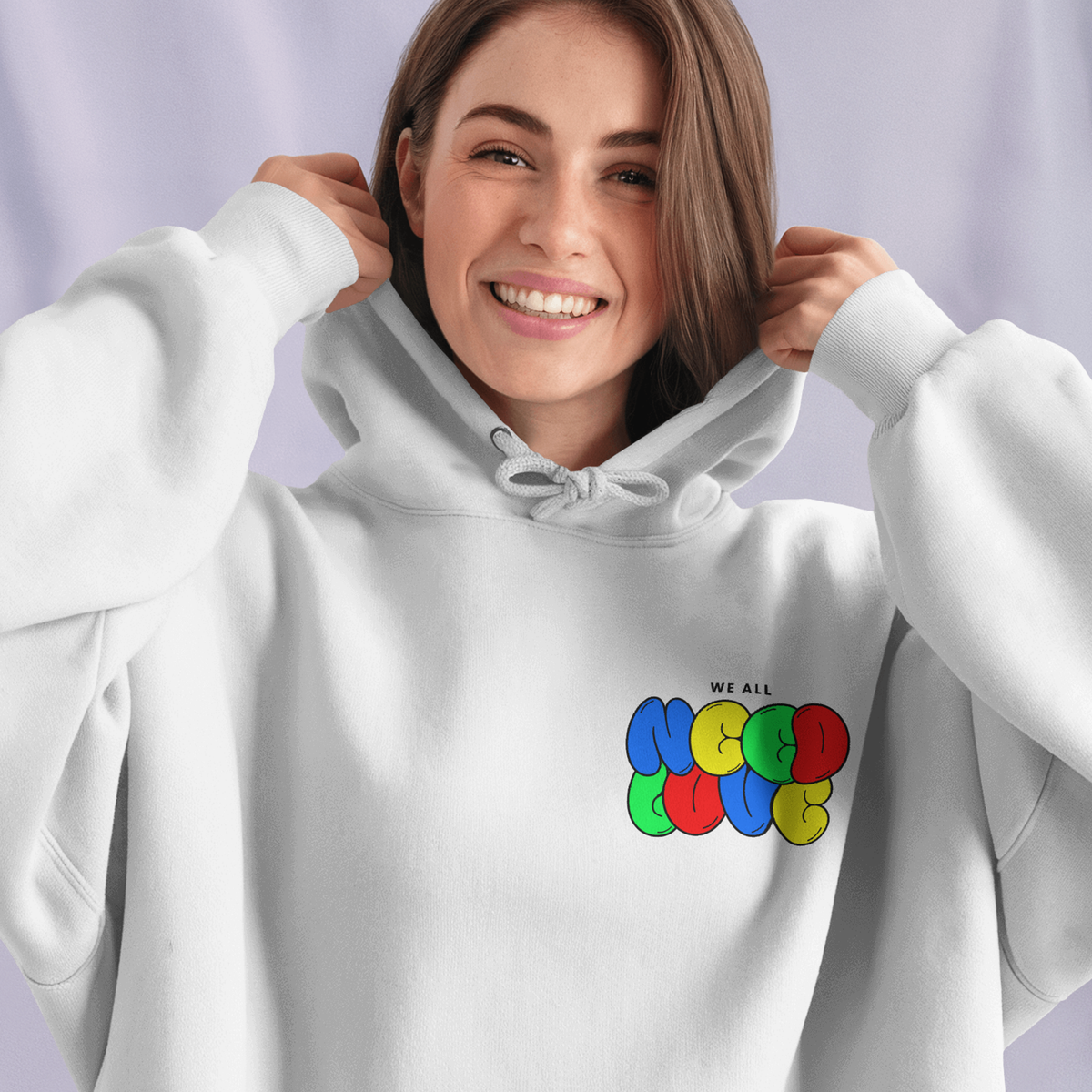 We All Need Love - Oversized Hoodie — product image 3
