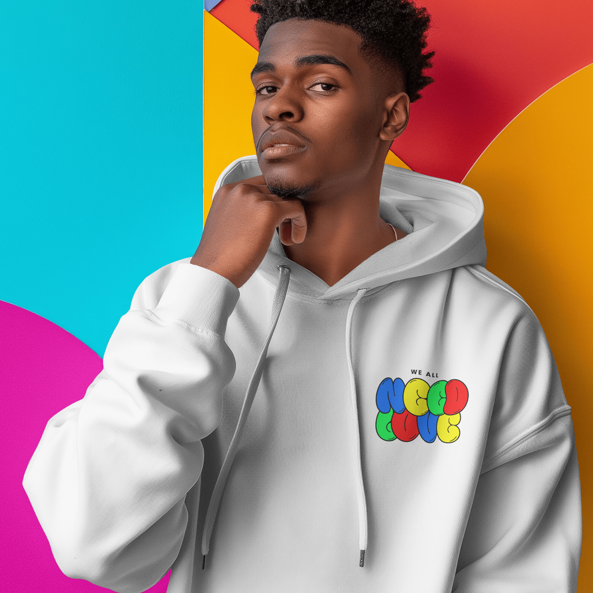 We All Need Love - Oversized Hoodie — product image 4