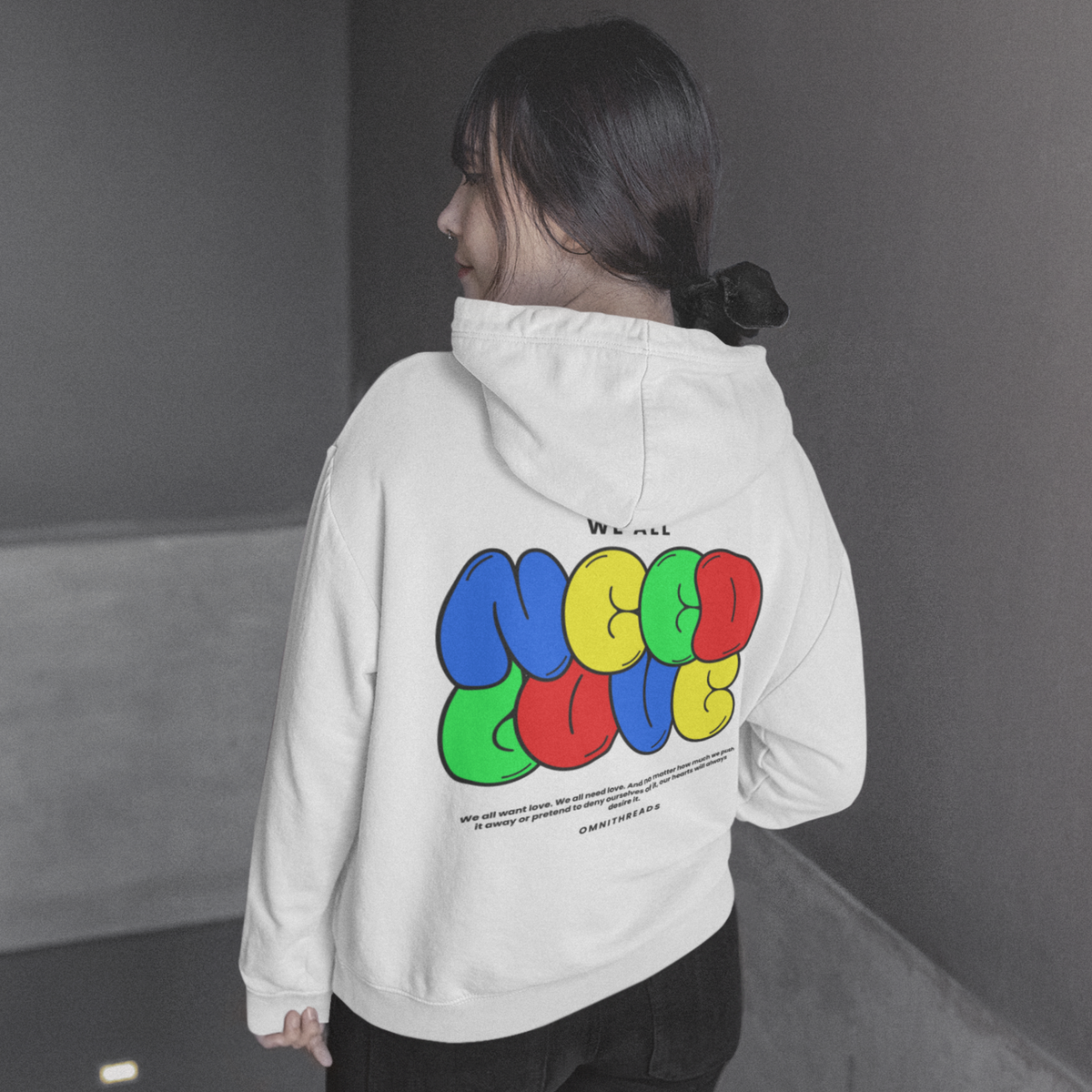 We All Need Love - Oversized Hoodie — product image 6