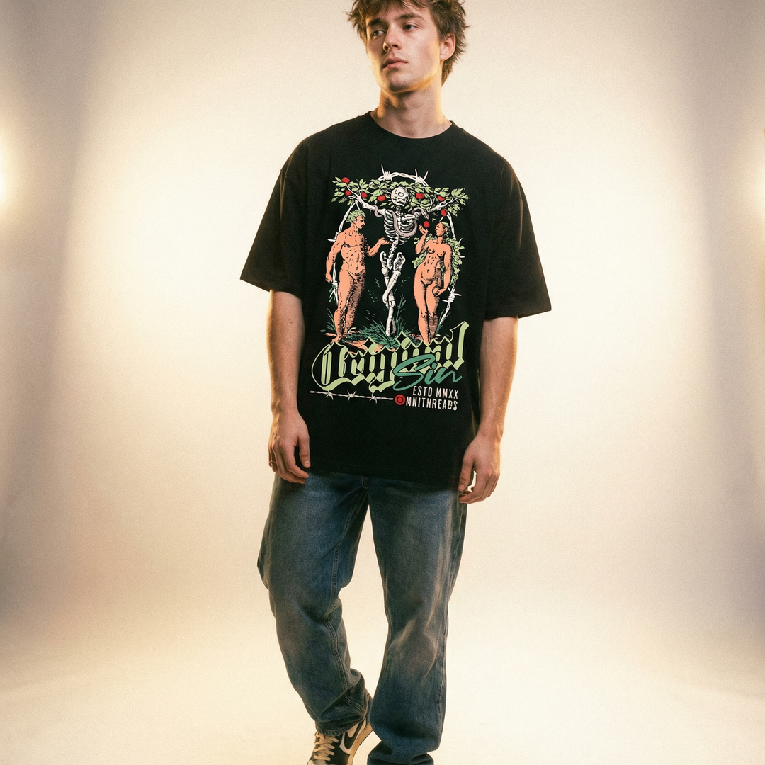 Original Sin - Oversized Drop Shoulder Tee