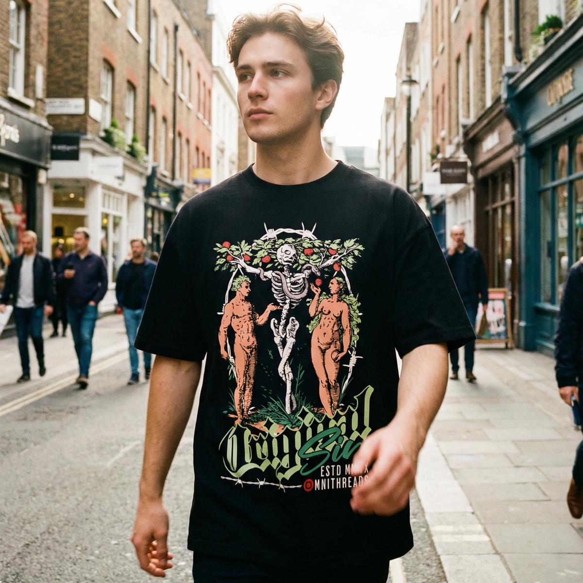 Original Sin - Oversized Drop Shoulder Tee — product image 2