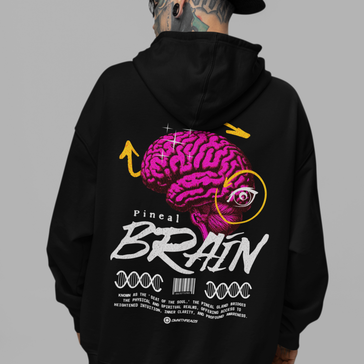 Pineal Brain - Oversized Hoodie — product image 5