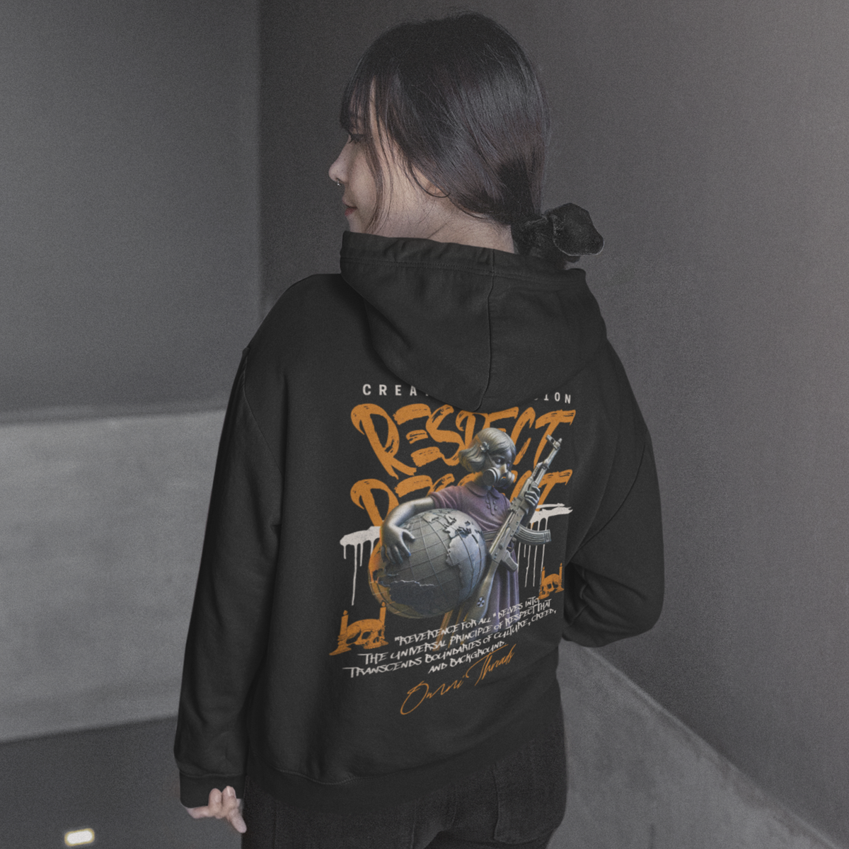 Respect the Code - Oversized Hoodie — product image 6