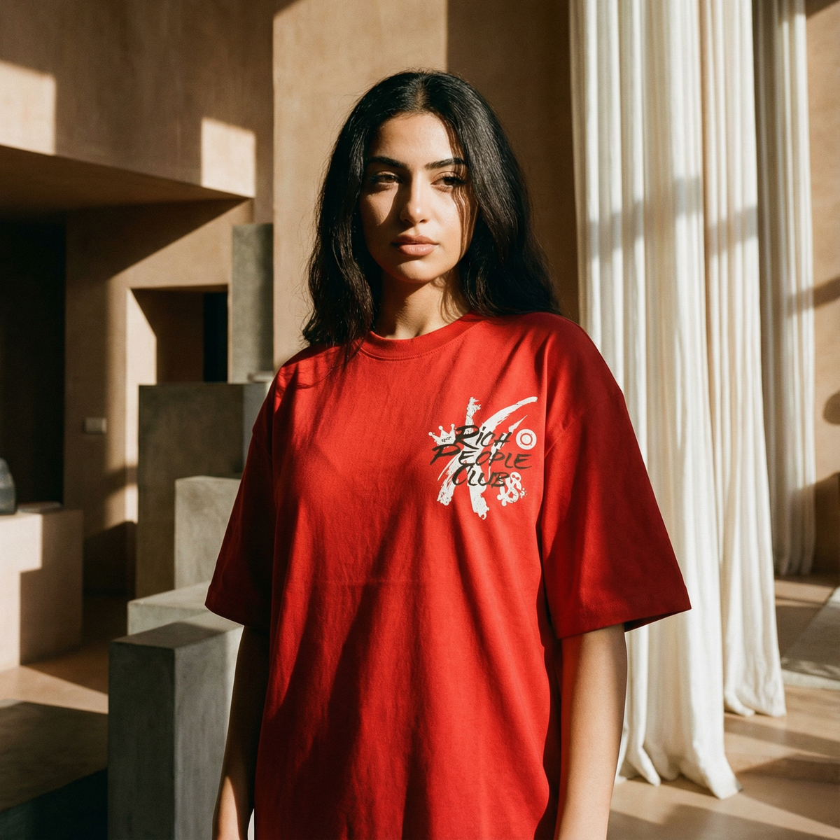Rich People Club - Oversized Drop Shoulder Tee — product image 8