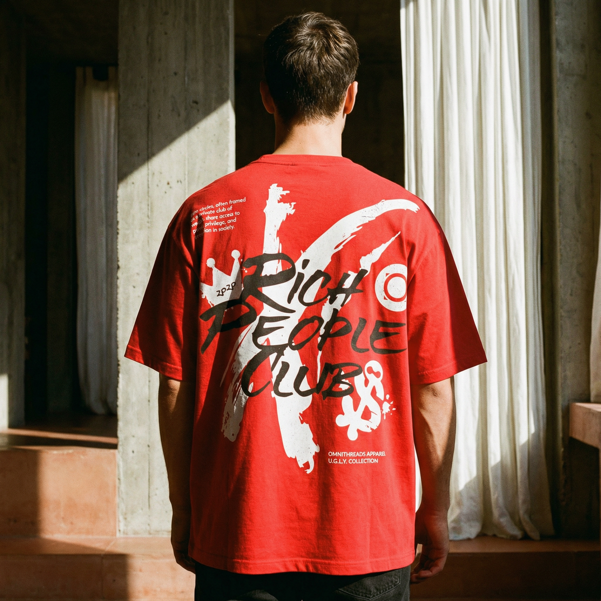 Rich People Club - Oversized Drop Shoulder Tee — product image 9