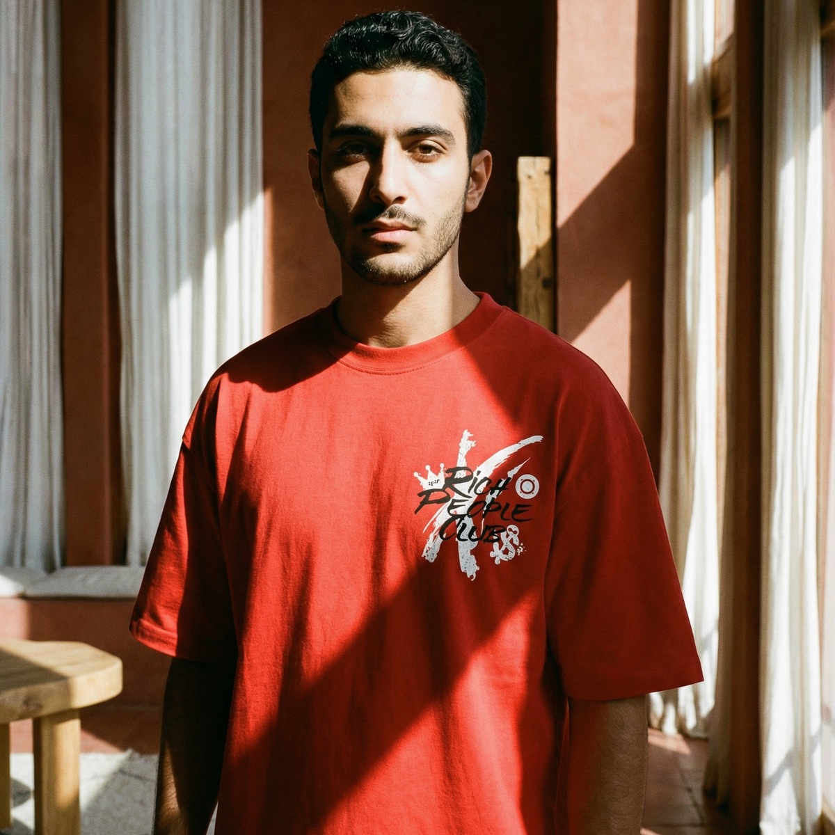 Rich People Club - Oversized Drop Shoulder Tee — product image 3