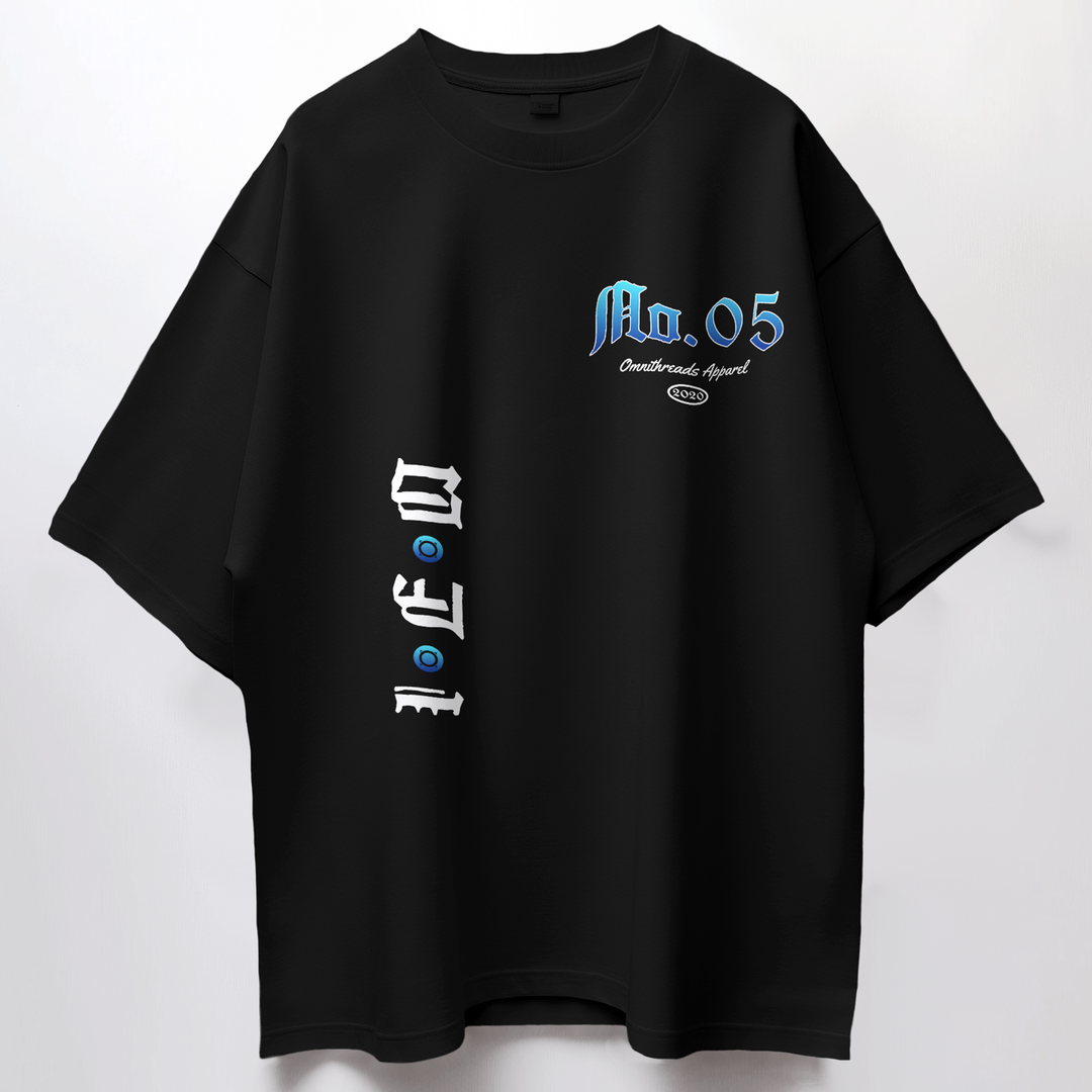 Rouge Leo - Oversize Deep Drop Shoulder Tee