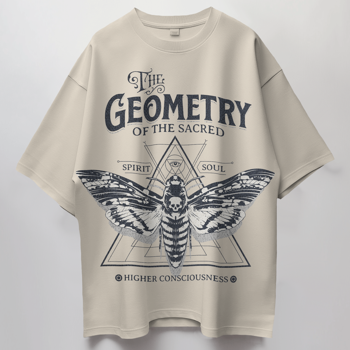 Sacred Geometry - Oversized Drop Shoulder Tee — product image 7