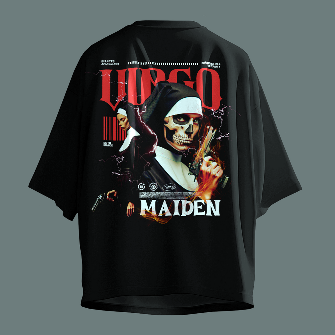 Saint Virgo - Oversize Deep Drop Shoulder Tee