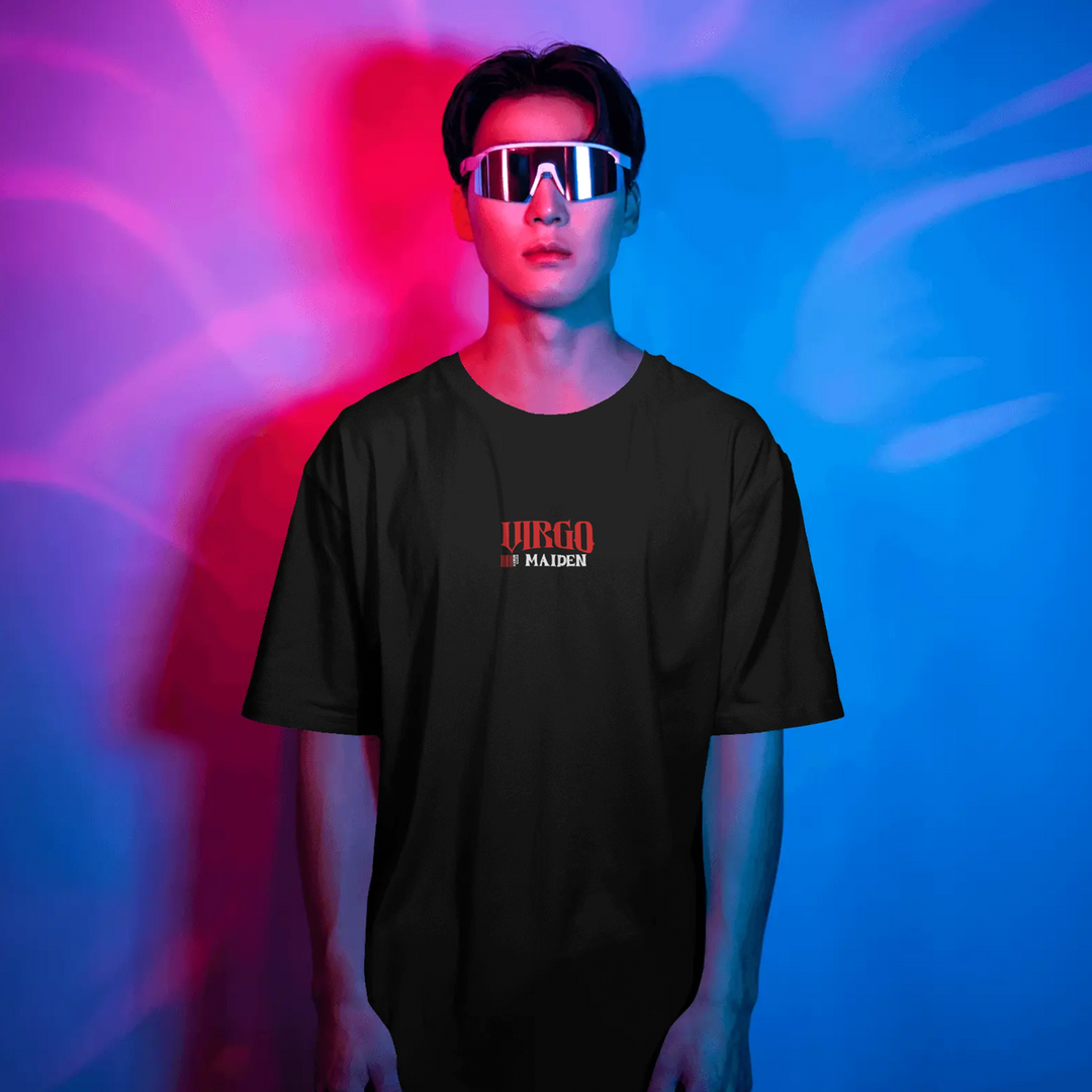 Saint Virgo - Oversize Deep Drop Shoulder Tee