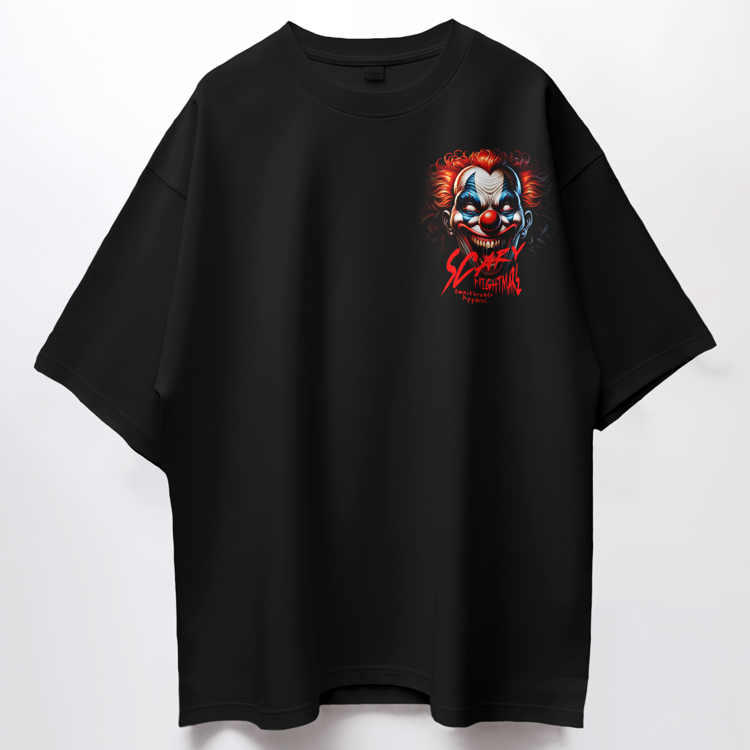 Jester Series 2: Scary Nightmare - Oversize Deep Drop Shoulder Tee