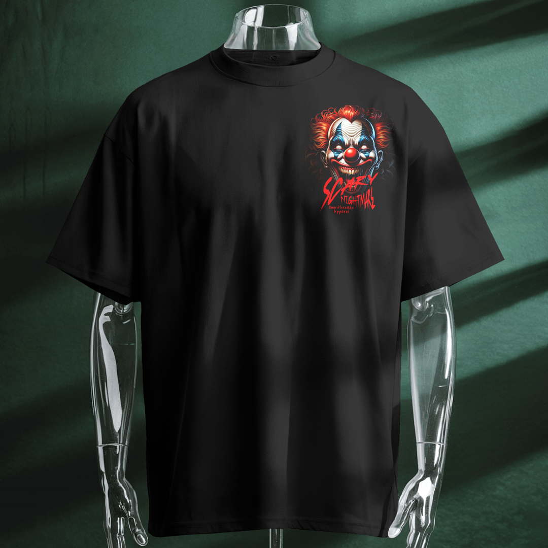 Jester Series 2: Scary Nightmare - Oversize Deep Drop Shoulder Tee
