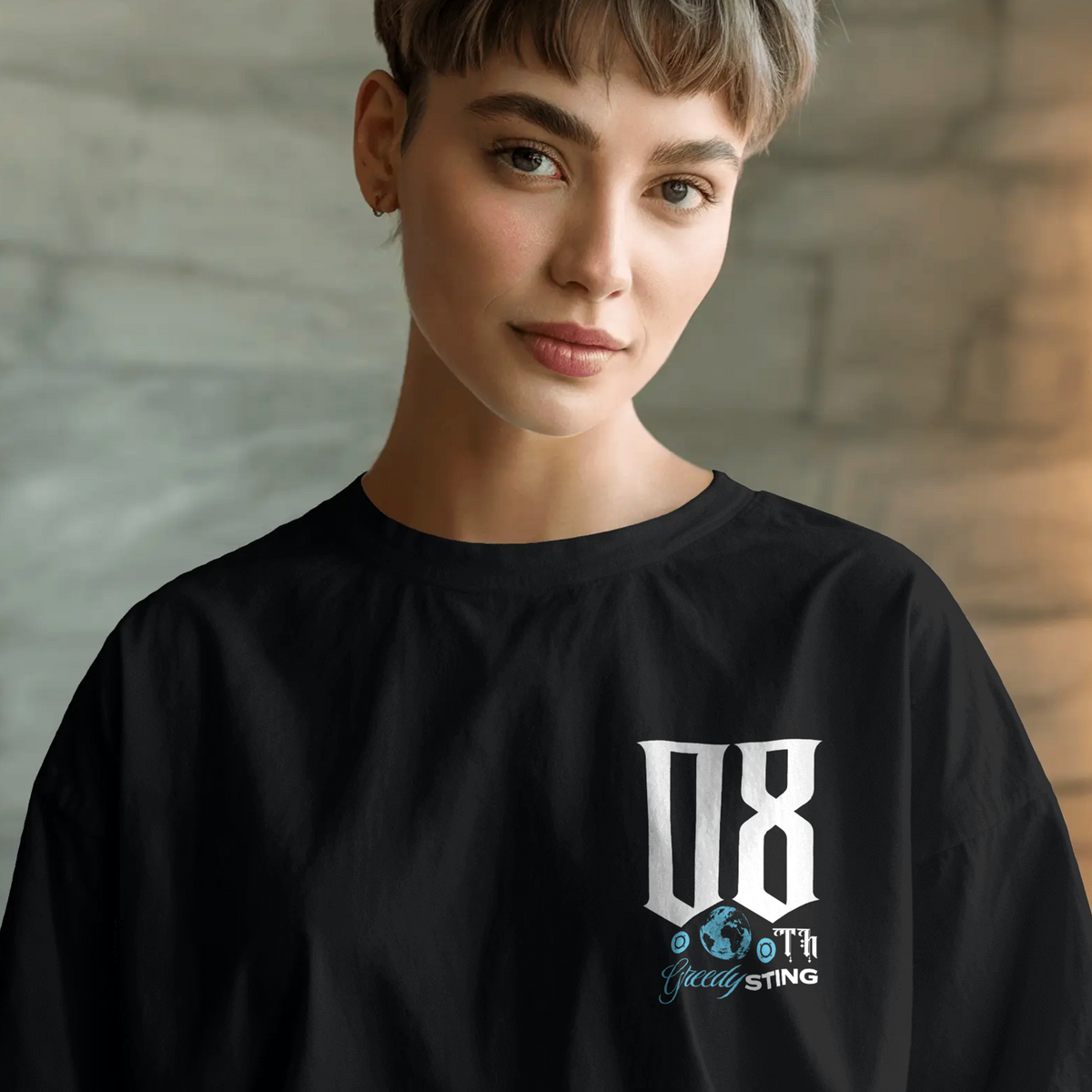Scorpio Sting - Oversized Drop Shoulder Tee — product image 4