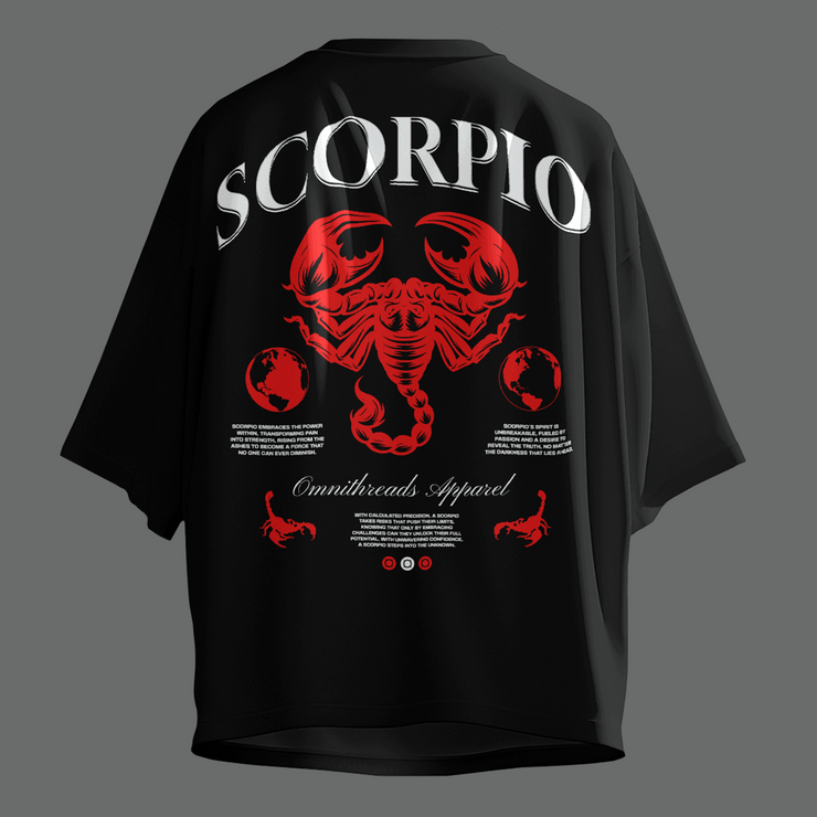 Scorpio Transformation - Oversize Deep Drop Shoulder Tee