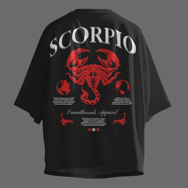 Scorpio Transformation - Oversize Deep Drop Shoulder Tee