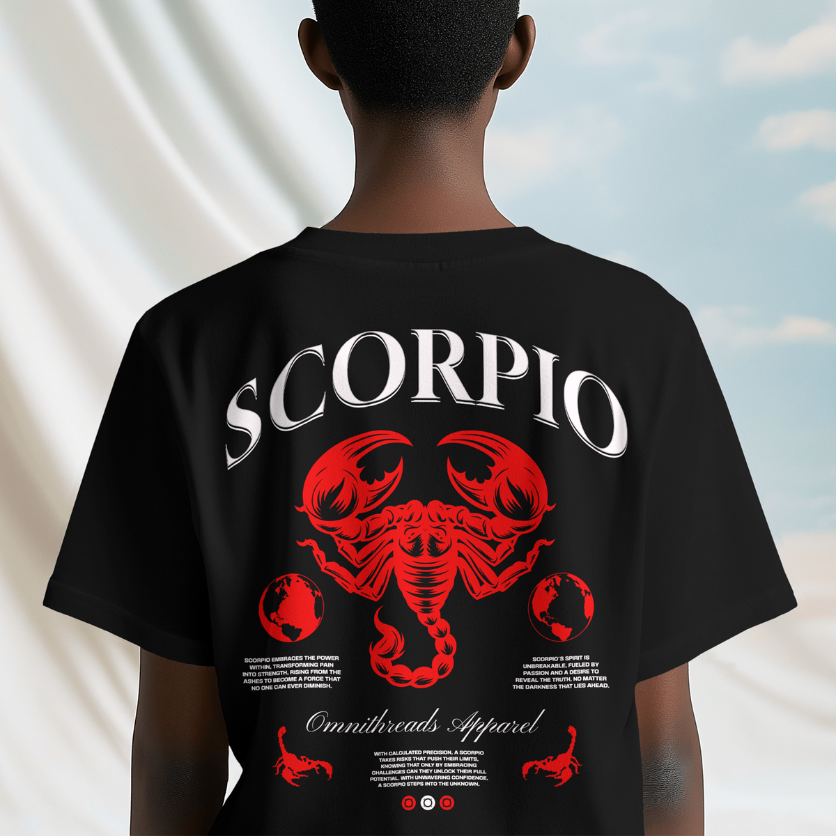 Scorpio Transformation - Oversized Drop Shoulder Tee — product image 2