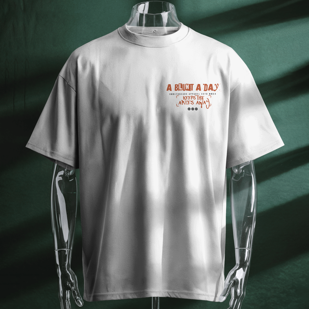Smokin Aries - Oversize Deep Drop Shoulder Tee