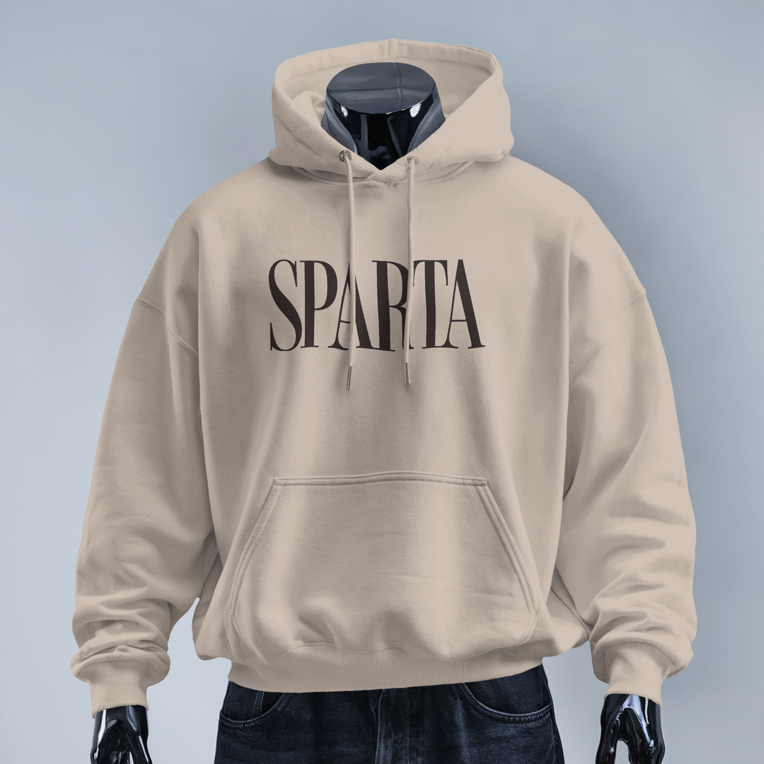 Spartan Spirit - Oversized Streetwear Fleece Hoodie