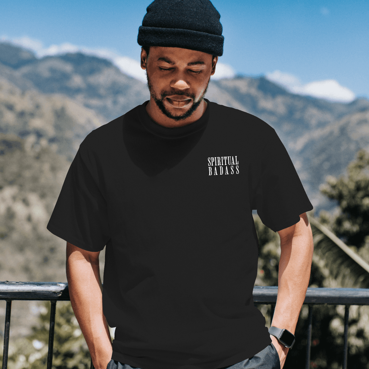 Spiritual Badass - Oversized Drop Shoulder Tee — product image 2