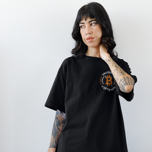 Bitcoin Ascended & The Currency of the Future - Oversize Deep Drop Shoulder Tee