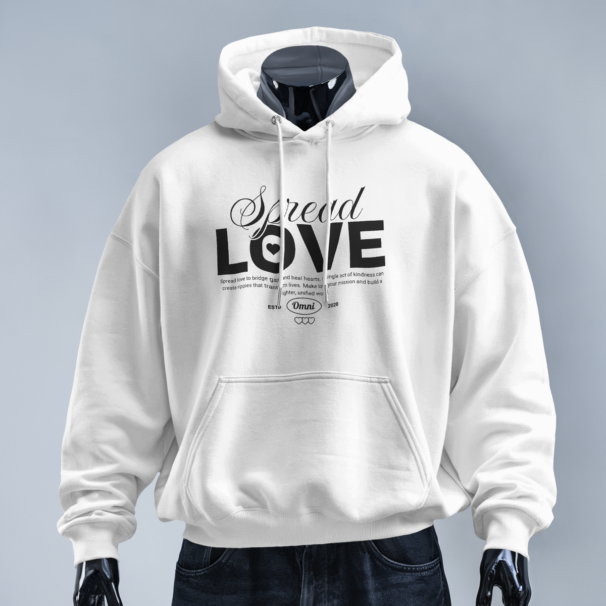 Spread Love - Oversized Hoodie — product image 1