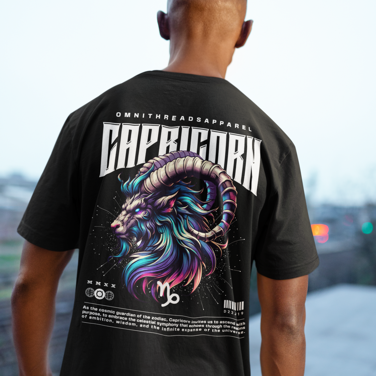 Symphony Of Echoes - Oversized Drop Shoulder Tee — product image 1