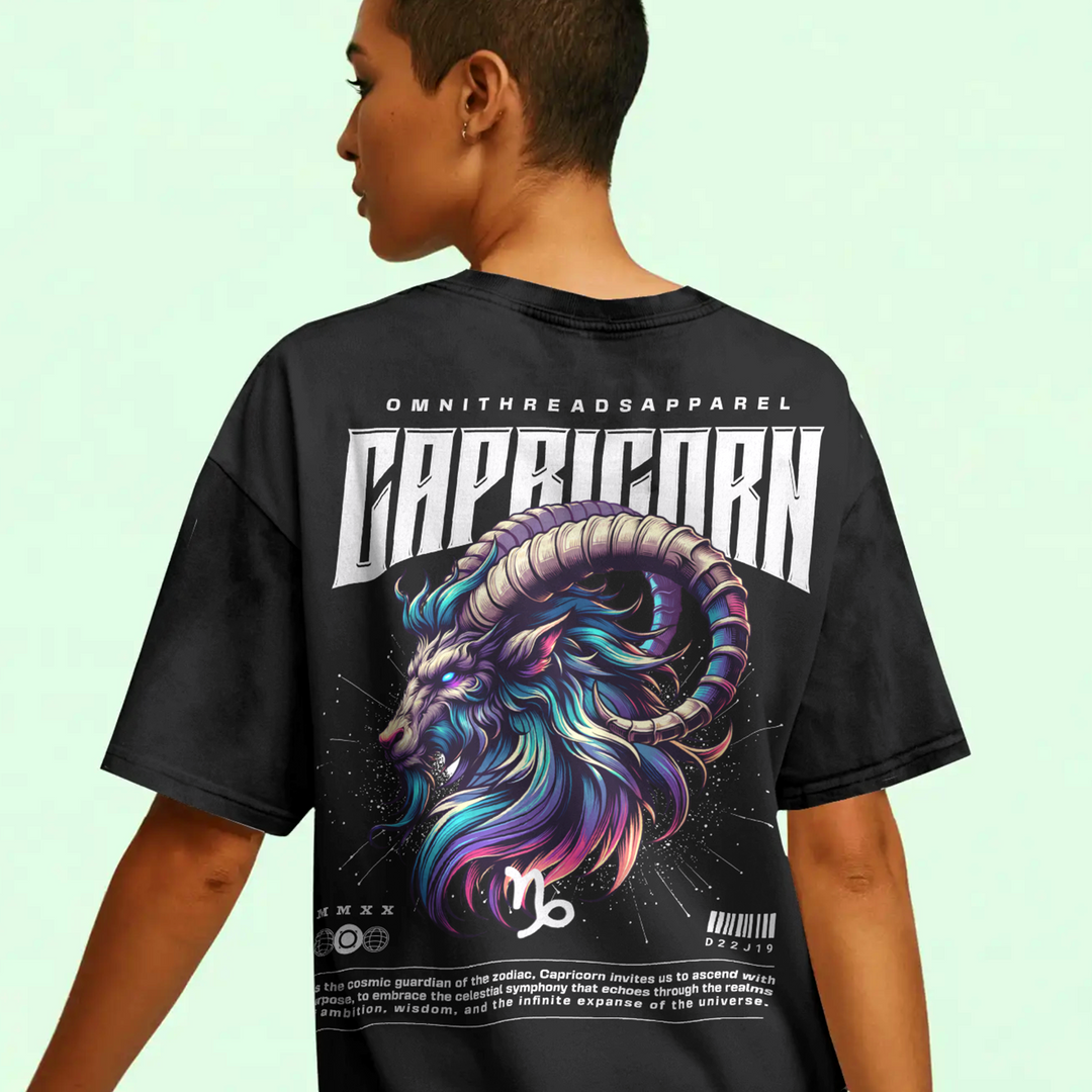 Symphony Of Echoes - Oversize Deep Drop Shoulder Tee