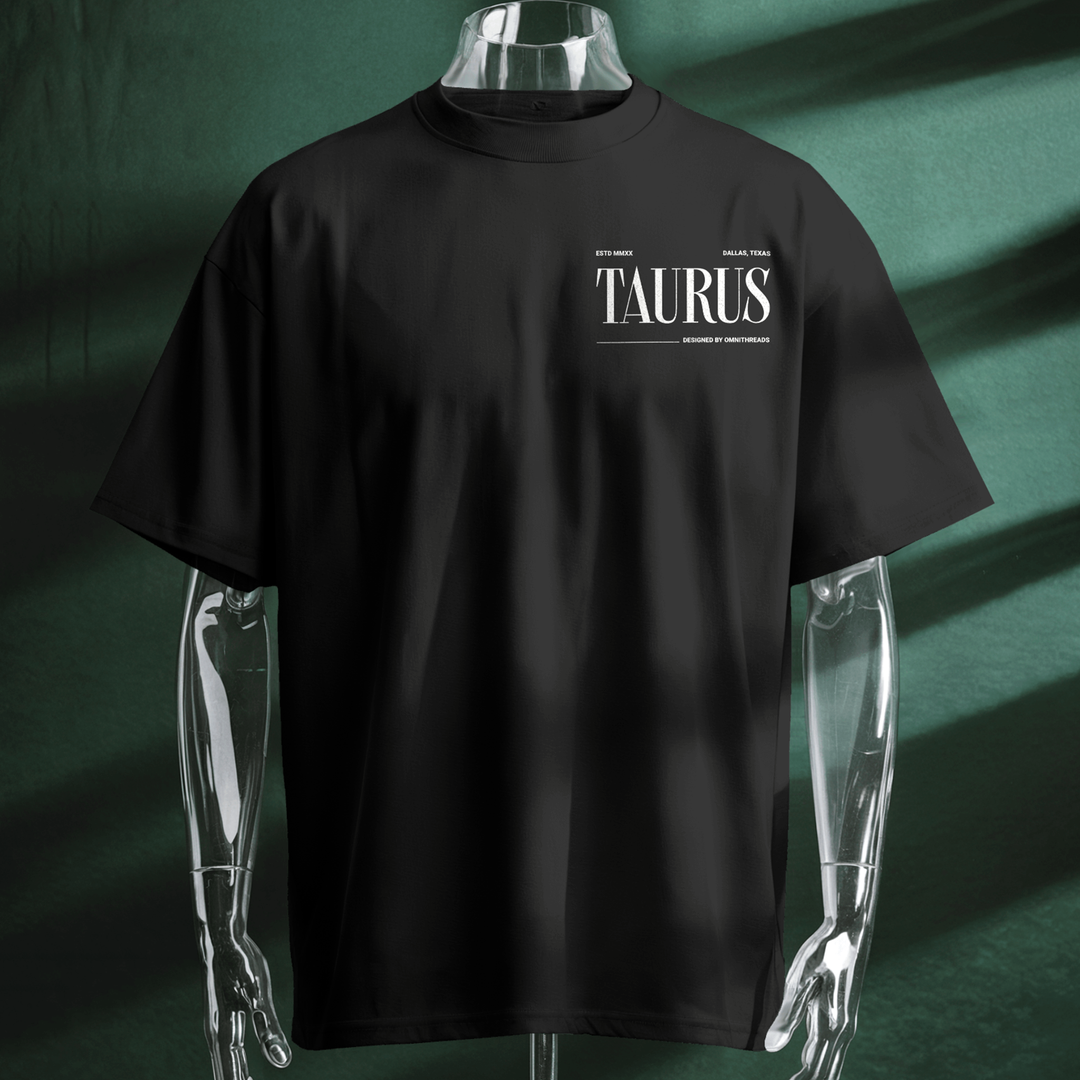 Taurus Spirit - Oversize Deep Drop Shoulder Tee