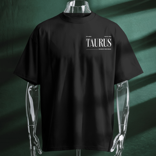 Taurus Spirit - Oversize Deep Drop Shoulder Tee