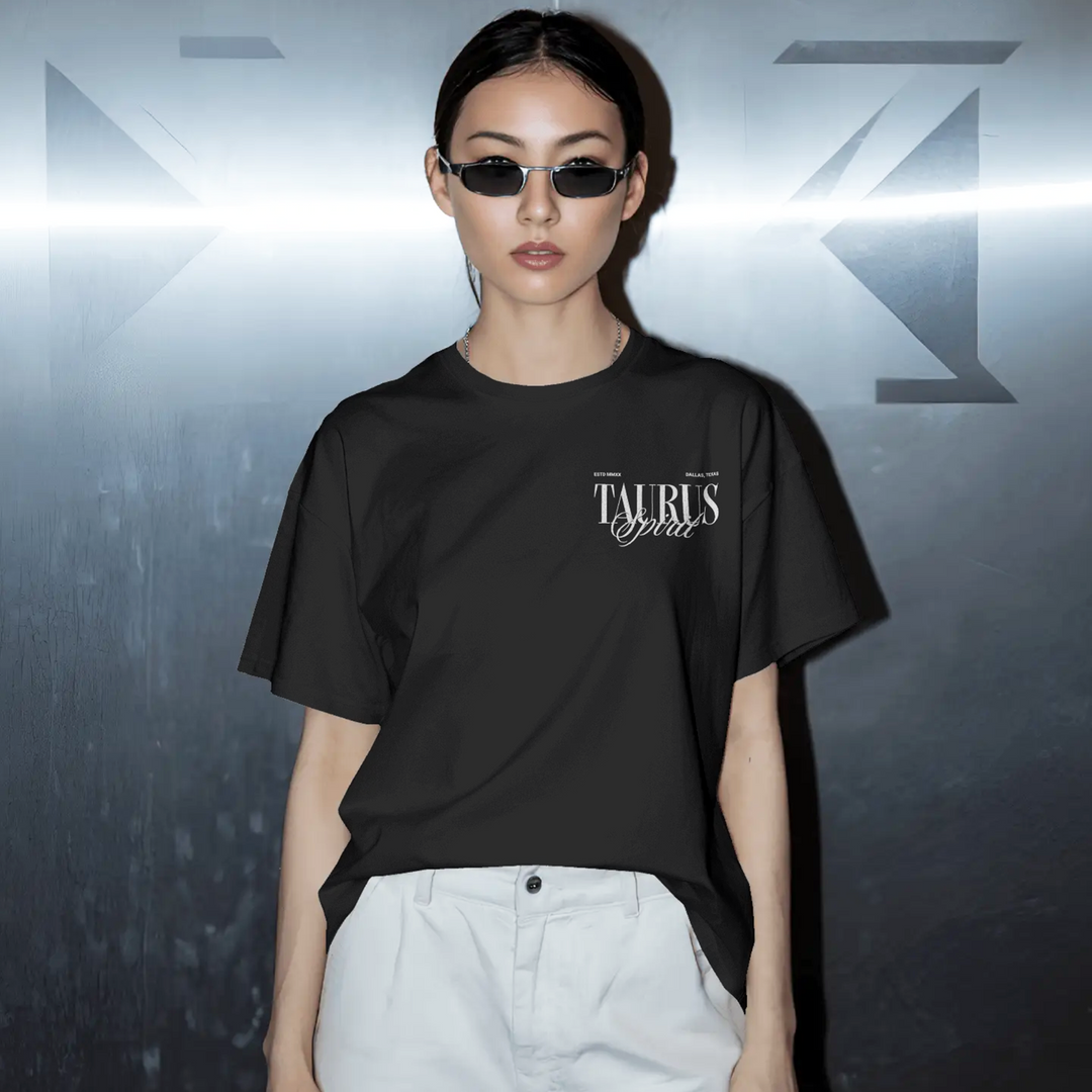 Taurus Spirit - Oversize Deep Drop Shoulder Tee