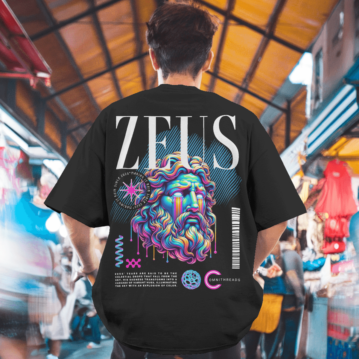 Zeus Of Jupiter Oversized Tee | Omnithreads Zeus Of Jupiter Oversized Tee | Omnithreads