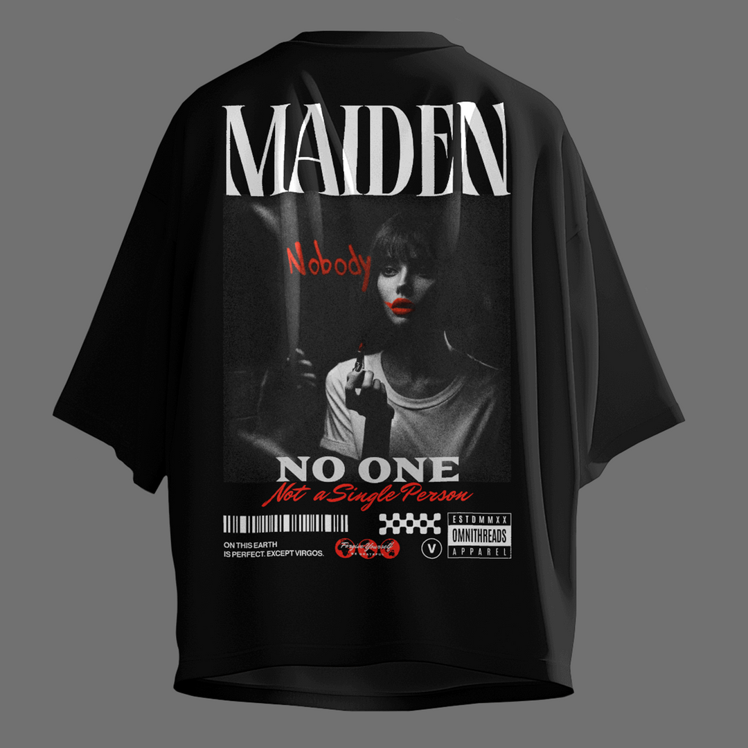 The Maiden - Oversize Deep Drop Shoulder Tee