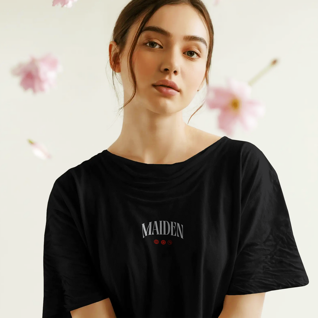 The Maiden - Oversize Deep Drop Shoulder Tee