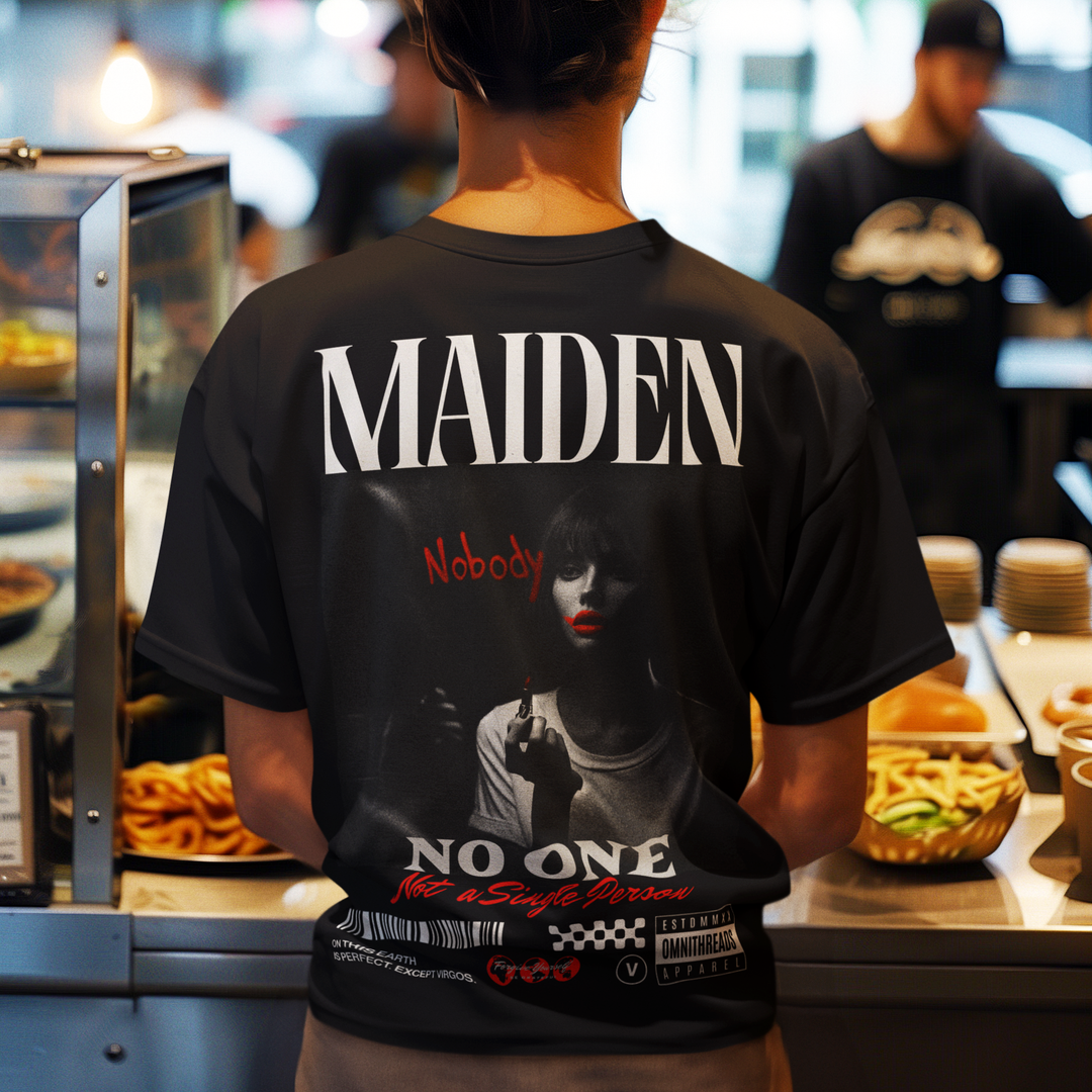 The Maiden - Oversize Deep Drop Shoulder Tee