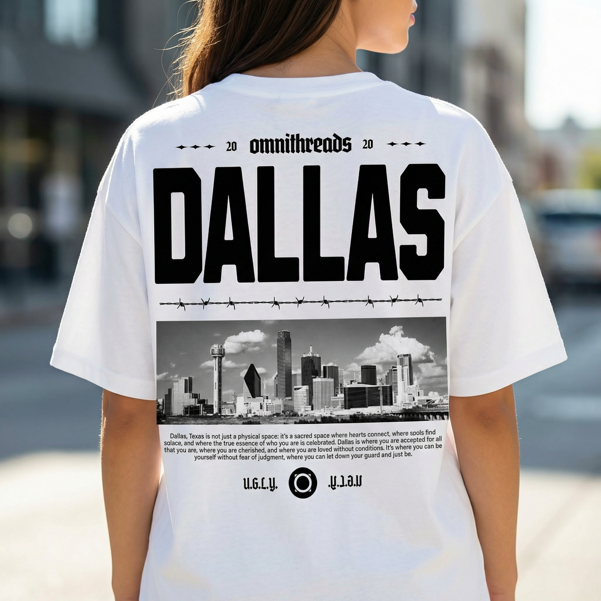 There's No Place Like Dallas - Oversized Drop Shoulder Tee — product image 9