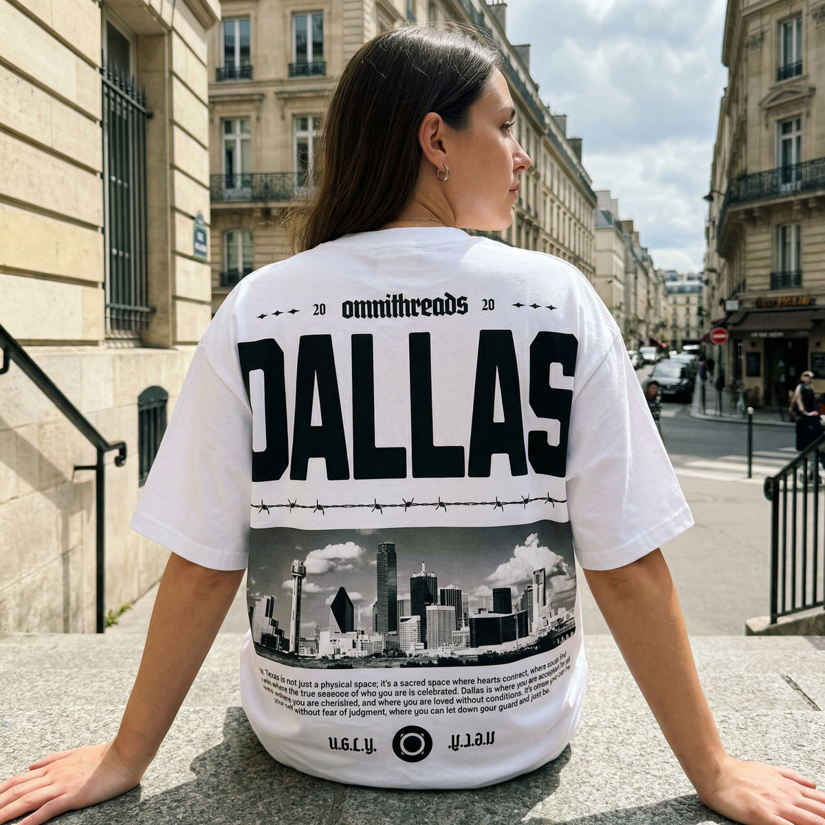 There's No Place Like Dallas - Oversized Drop Shoulder Tee — product image 1
