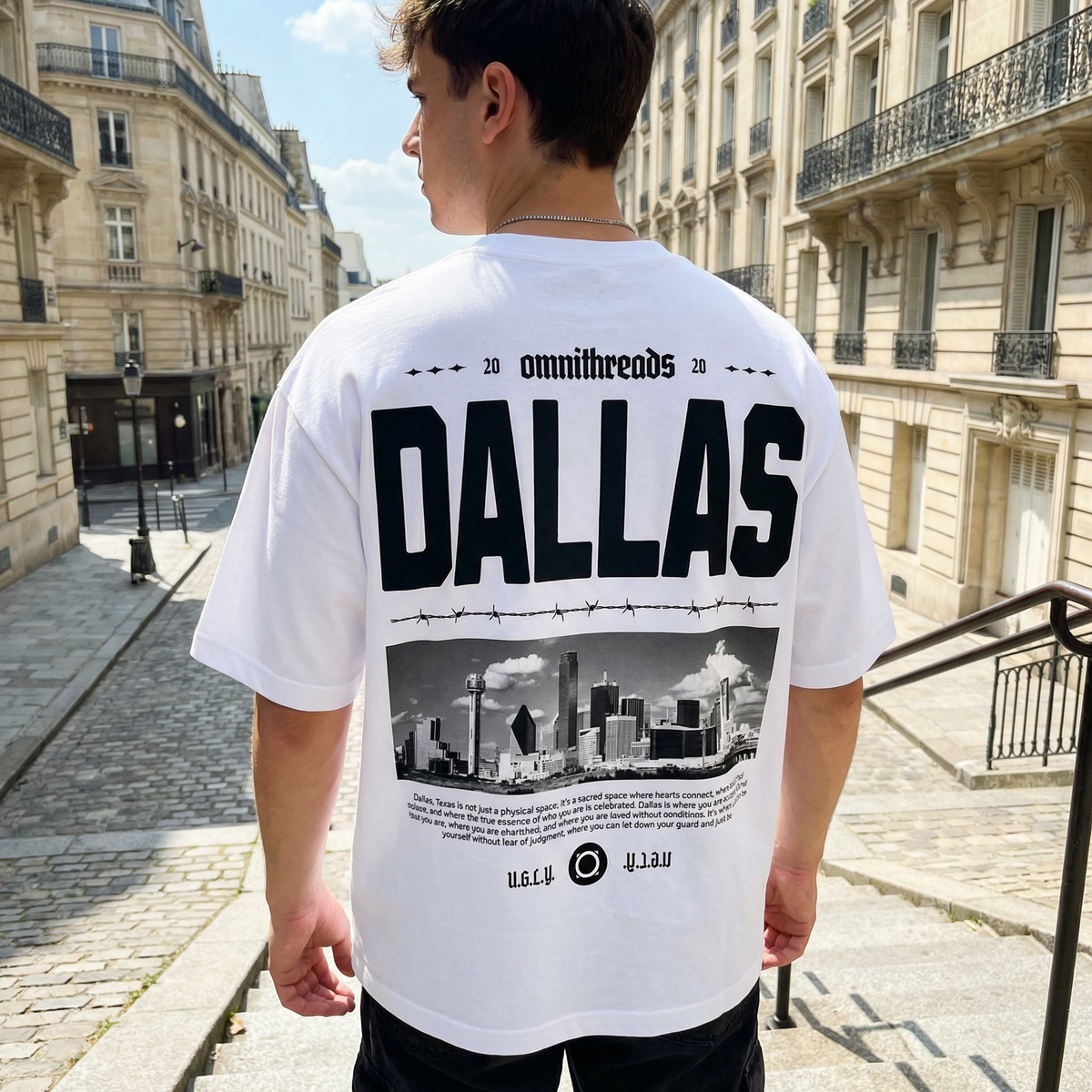 There's No Place Like Dallas - Oversized Drop Shoulder Tee — product image 6