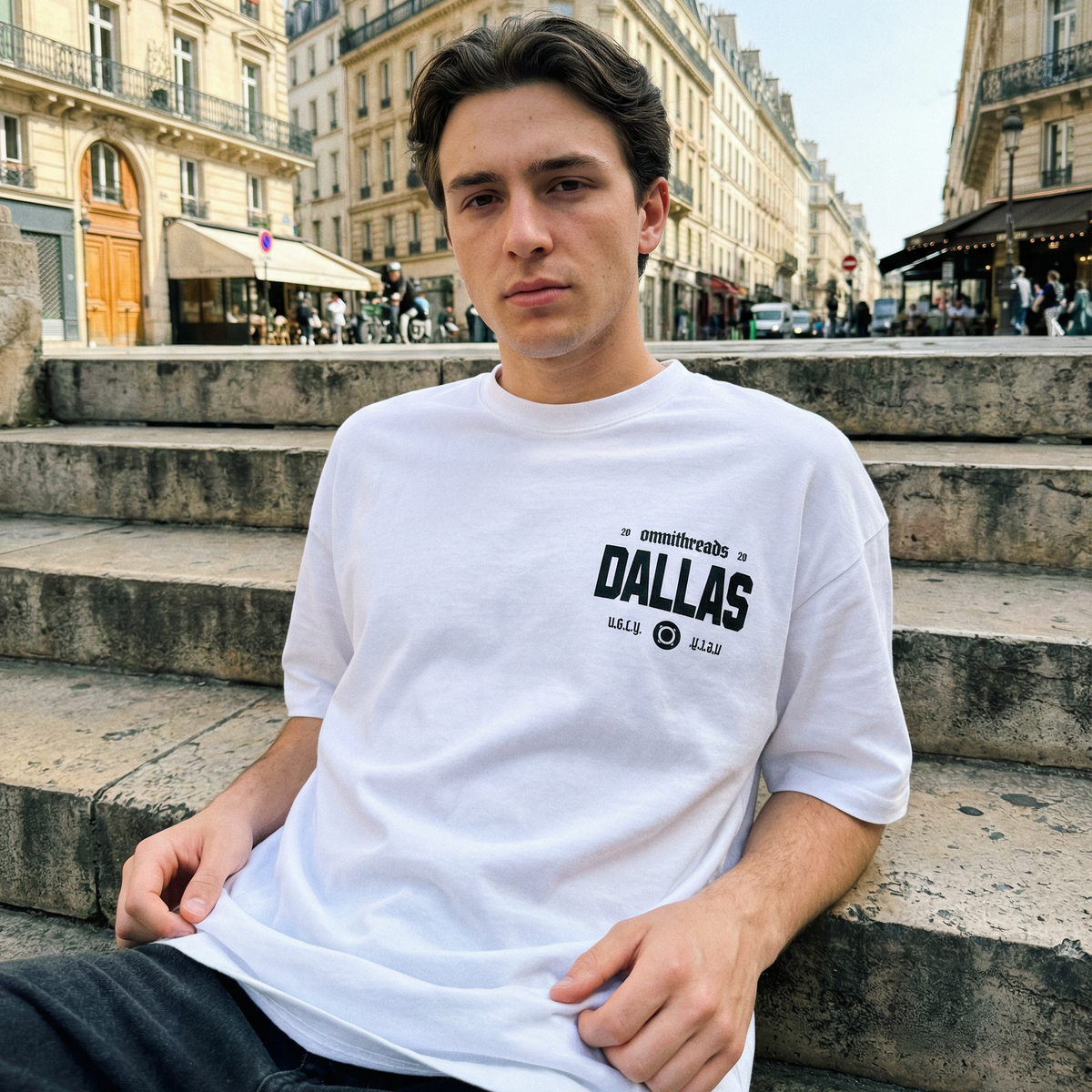 There's No Place Like Dallas - Oversized Drop Shoulder Tee — product image 4