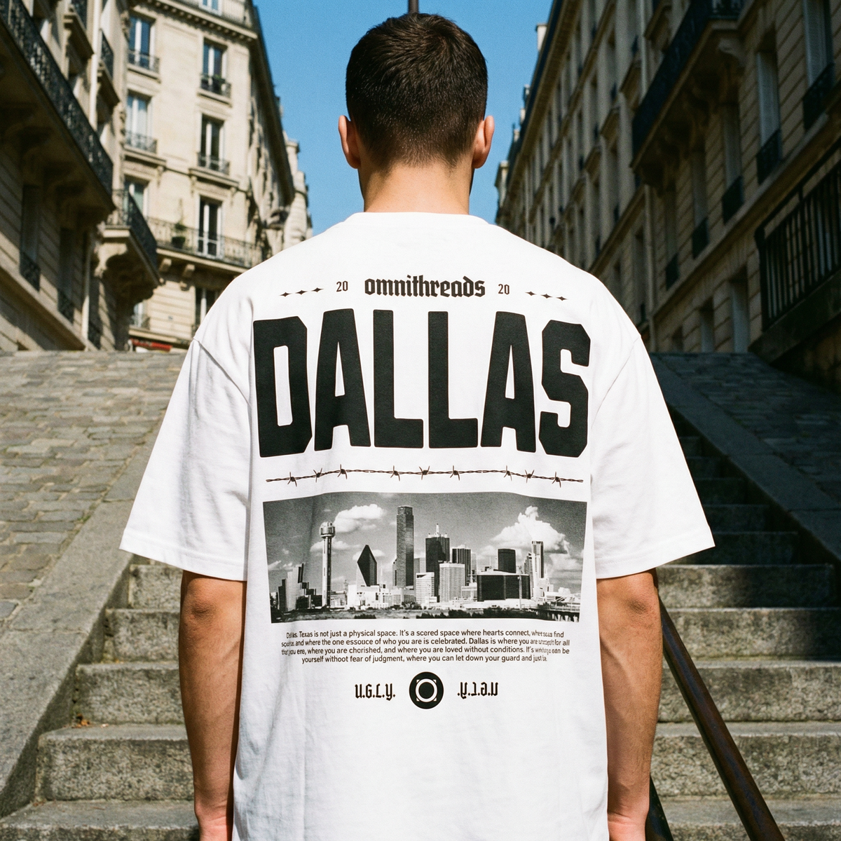 There's No Place Like Dallas - Oversized Drop Shoulder Tee — product image 2