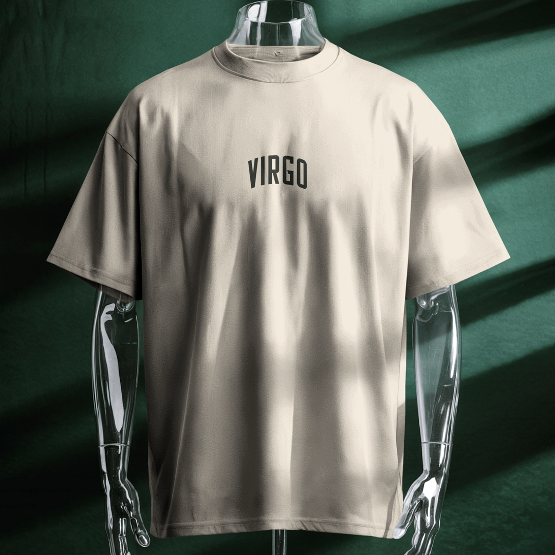 Virgo The Virgin - Oversize Deep Drop Shoulder Tee