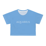 Aquarius Minimal Blue - Crop Top
