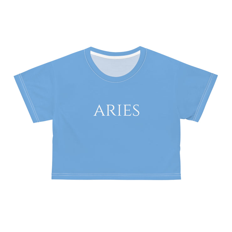 Aries Minimal Blue - Crop Top