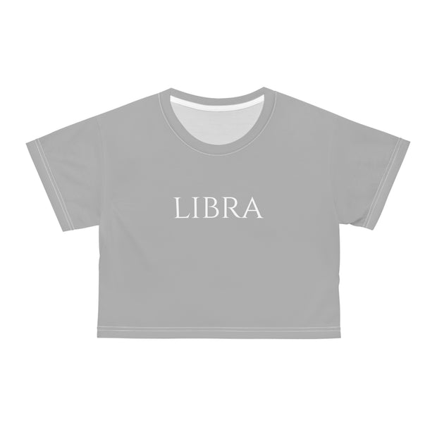 Libra Minimal Grey - Crop Top