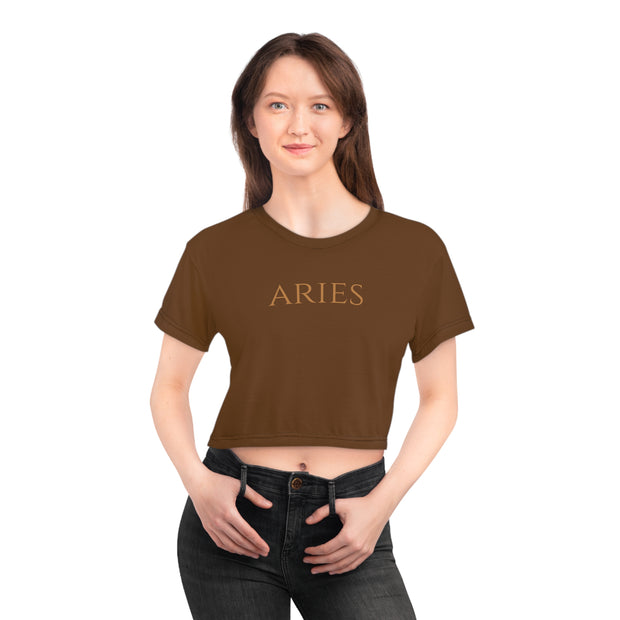 Aries Minimal Neutral - Crop Top